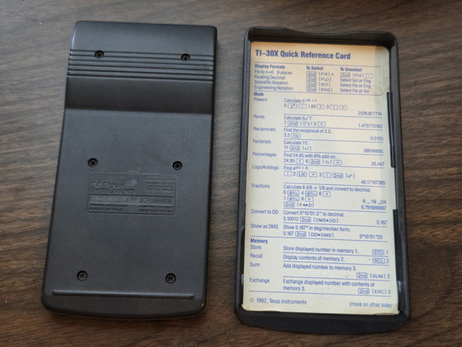 Texas Instruments TI-30X