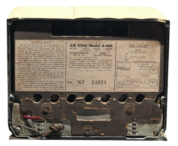 Air King A-400 "Minstrel"